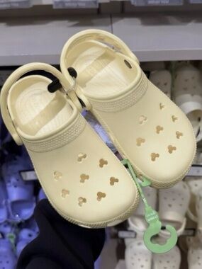 Disney Parks Butter Yellow Mickey Mouse Crocs